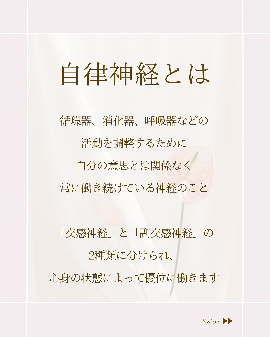 ⌇自律神経の乱れってなんでよくないの？